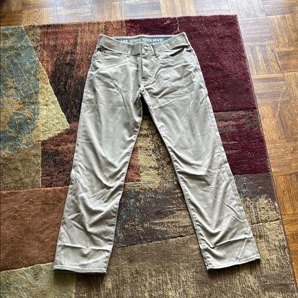 Lee Extreme Motion MVP Khaki Pants.